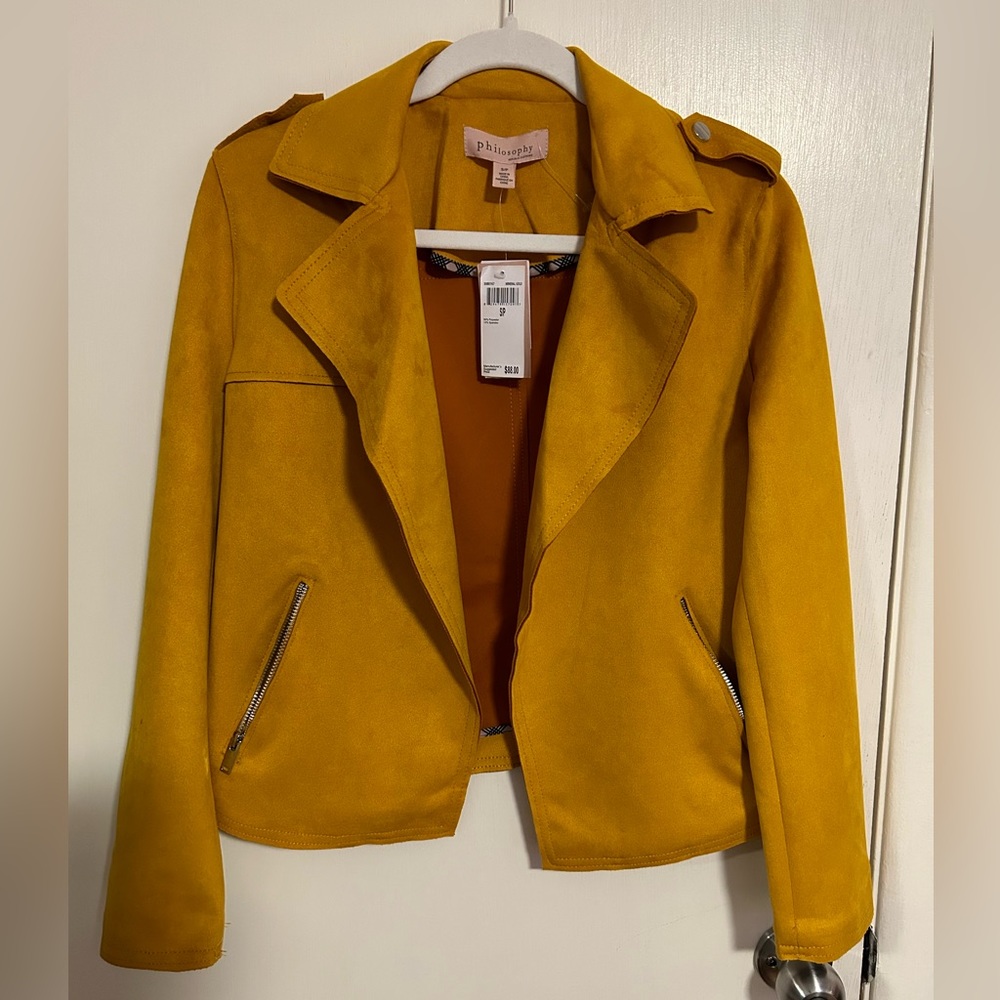 NWT Mustard Jacket